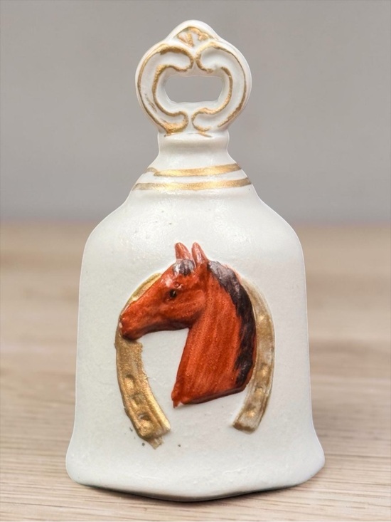 Sunset House Other - 1979 SUNSET HOUSE Bell with Horse and Horseshoe